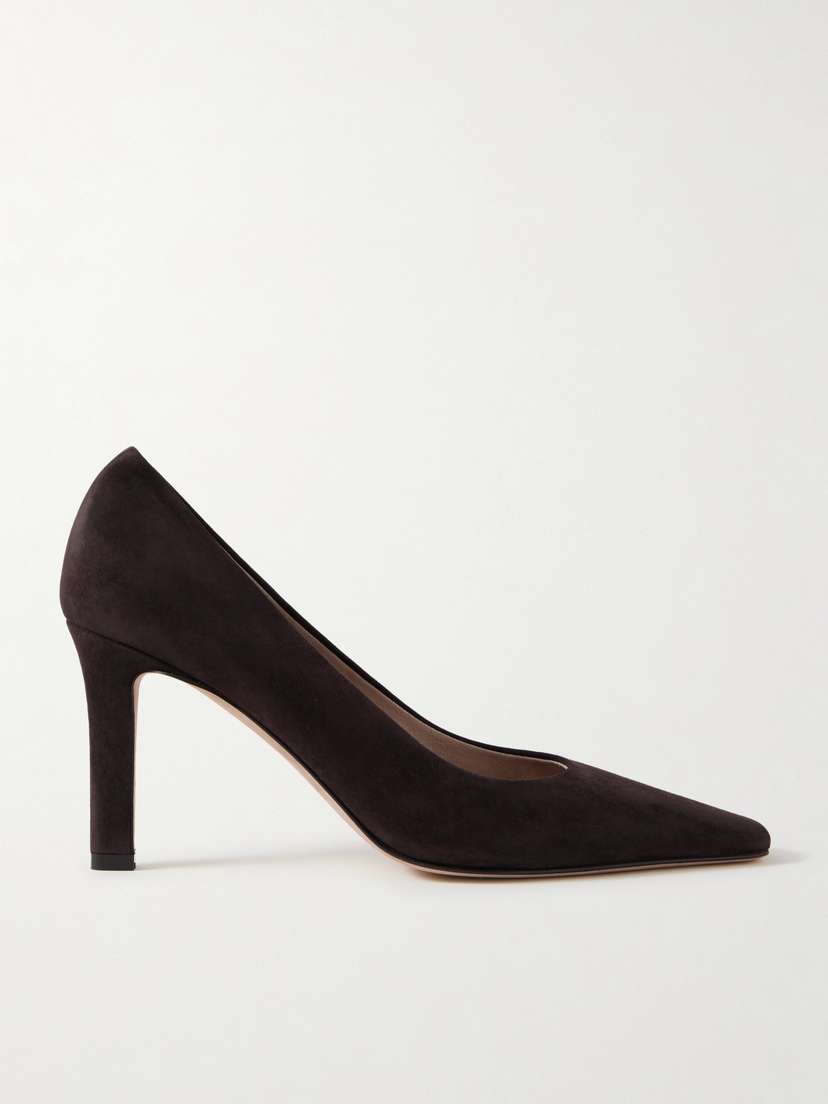 The Row Carla Suede Pumps