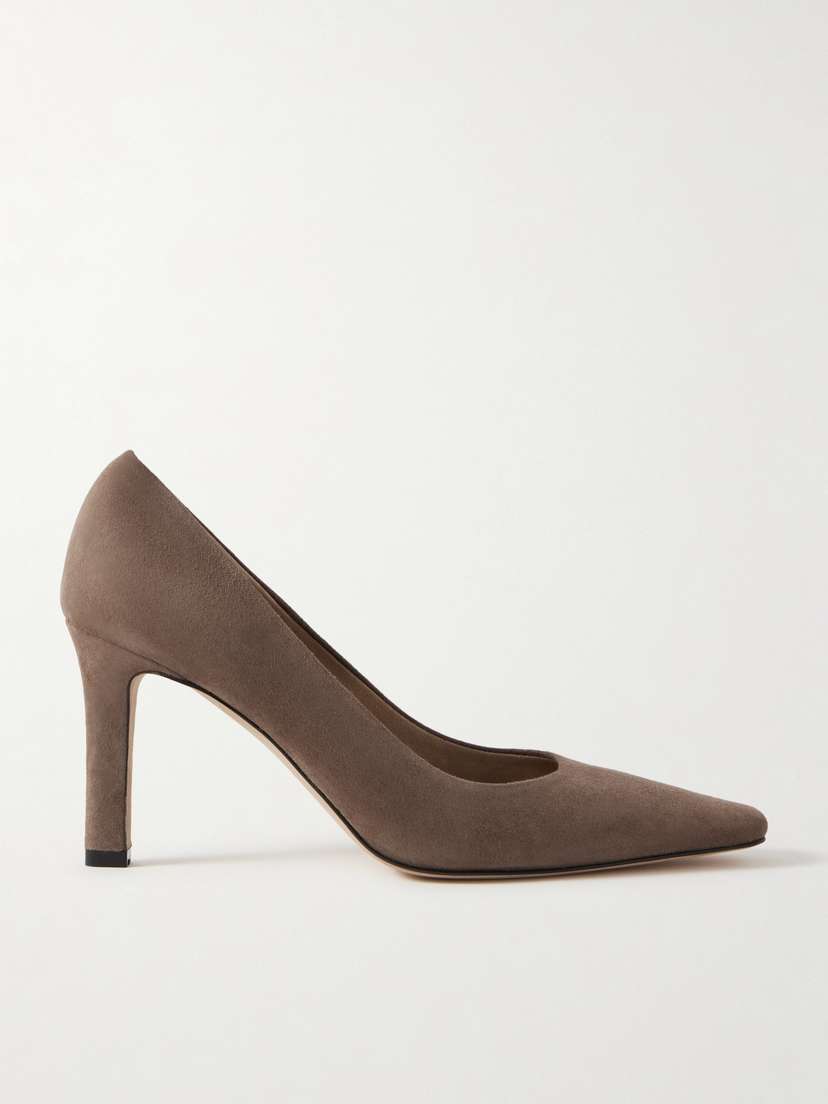 The Row — Carla suede pumps