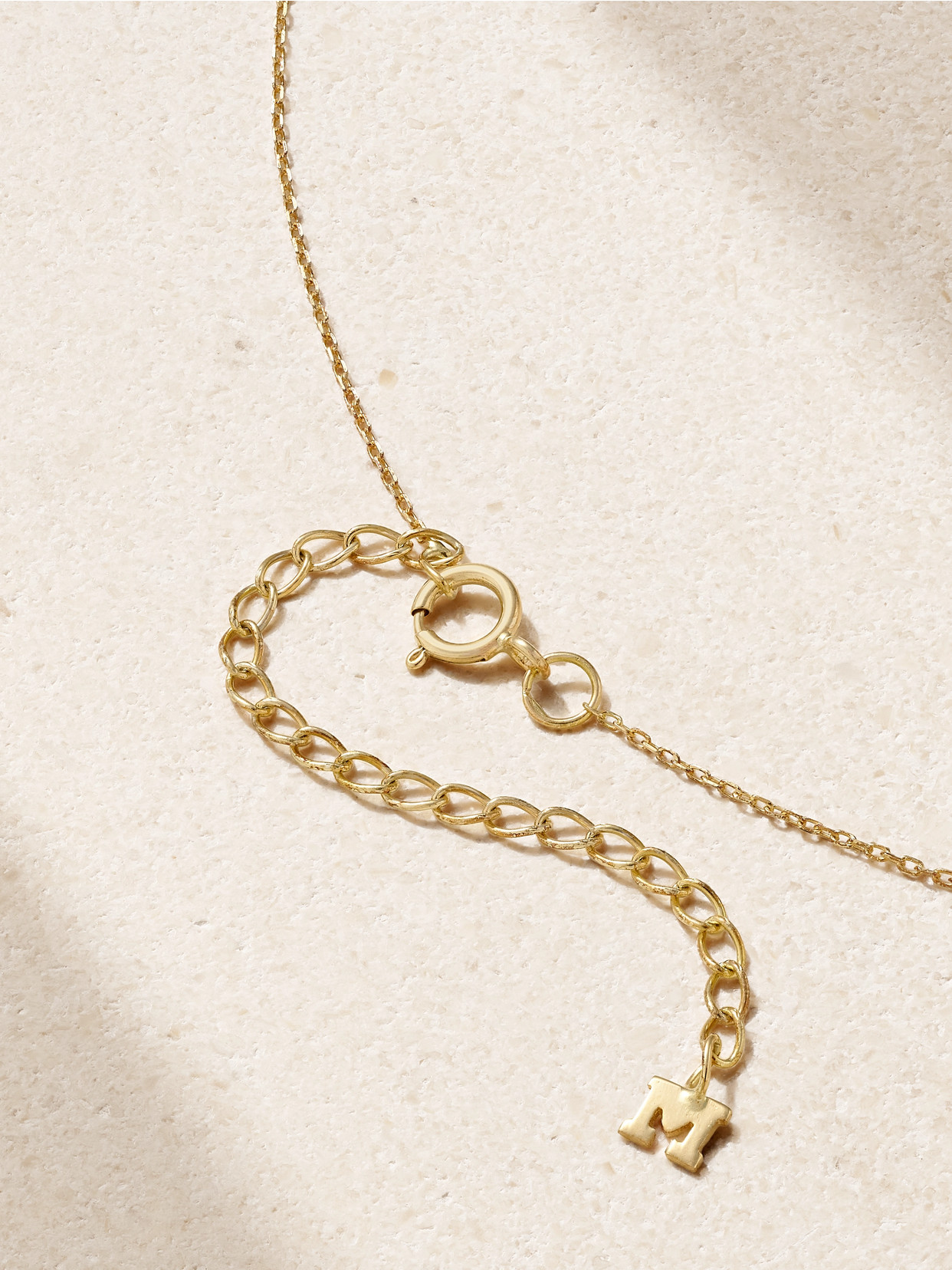 Mateo Donut 14-karat Gold, Jade And Diamond Necklace In Gold