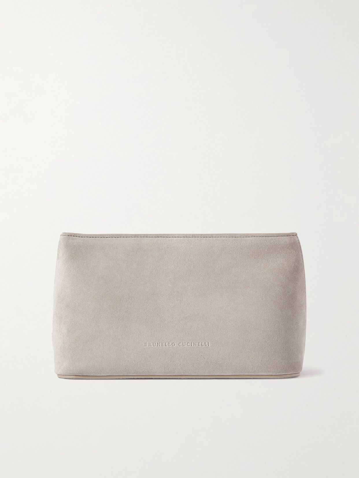 Suede pouch