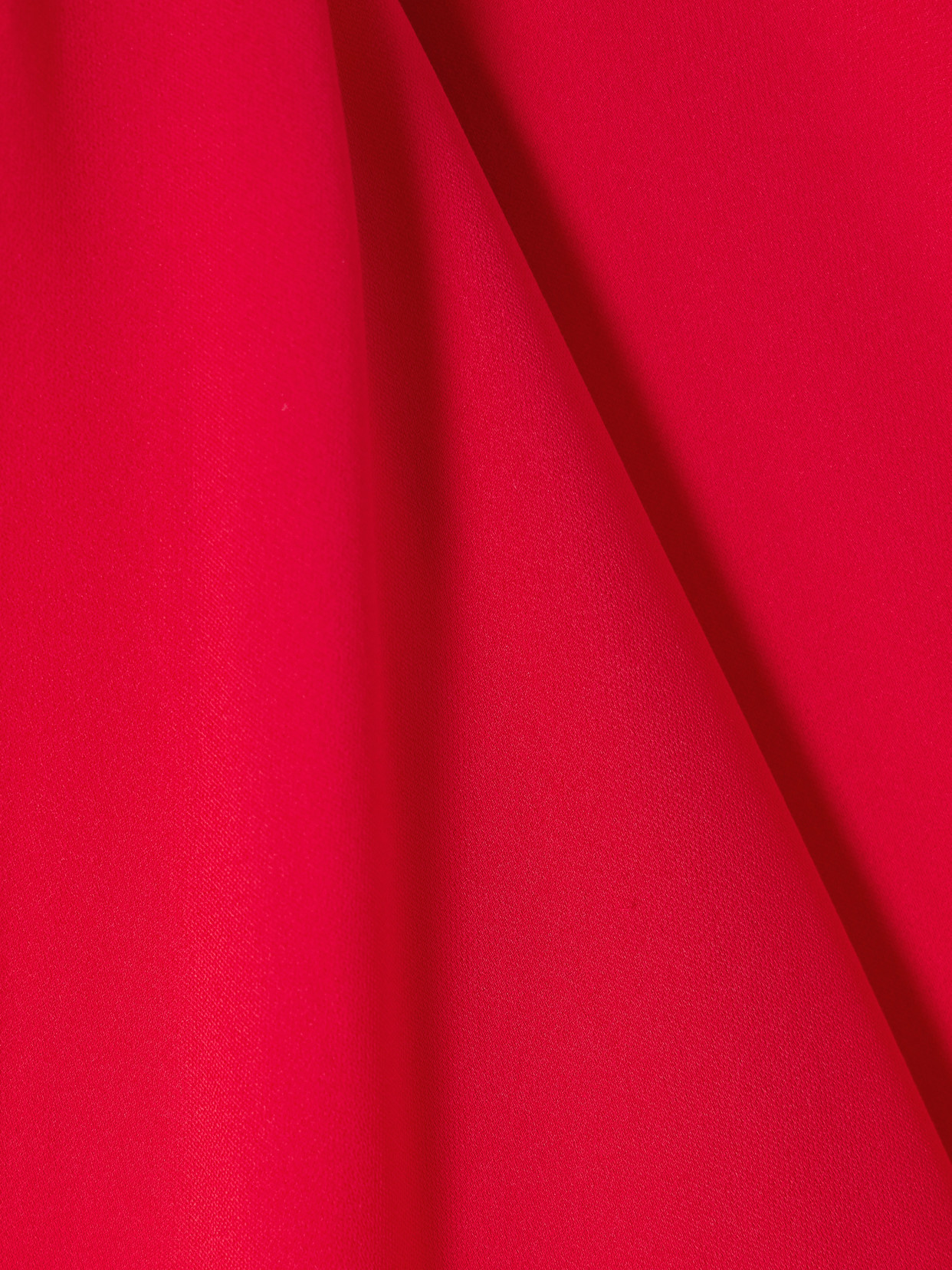 Kallmeyer Tabitha Draped Silk-georgette Blouse In Red