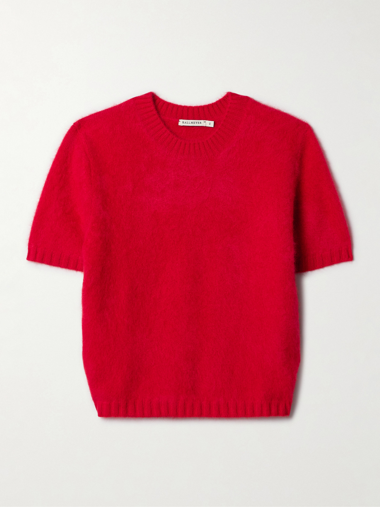 Kallmeyer Veda Brushed-cashmere Sweater In Red