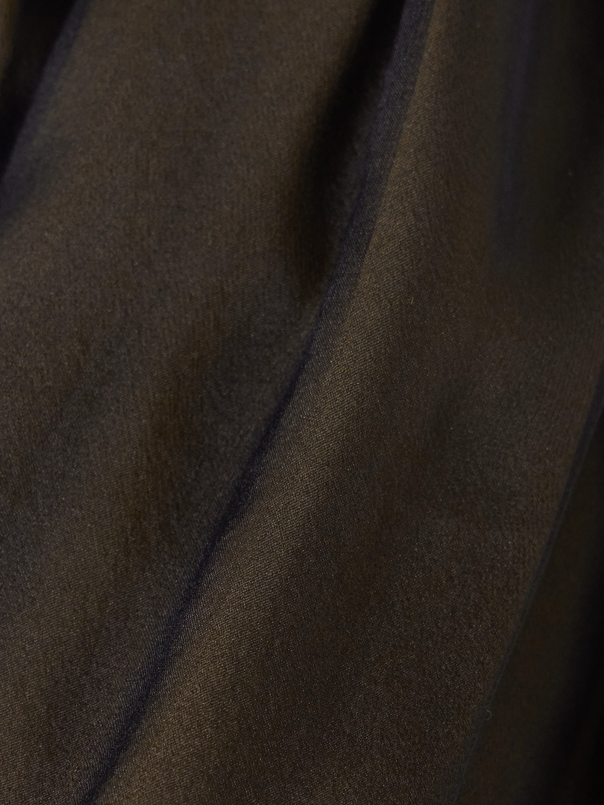 Kallmeyer Naia Draped Silk-voile Top In Black