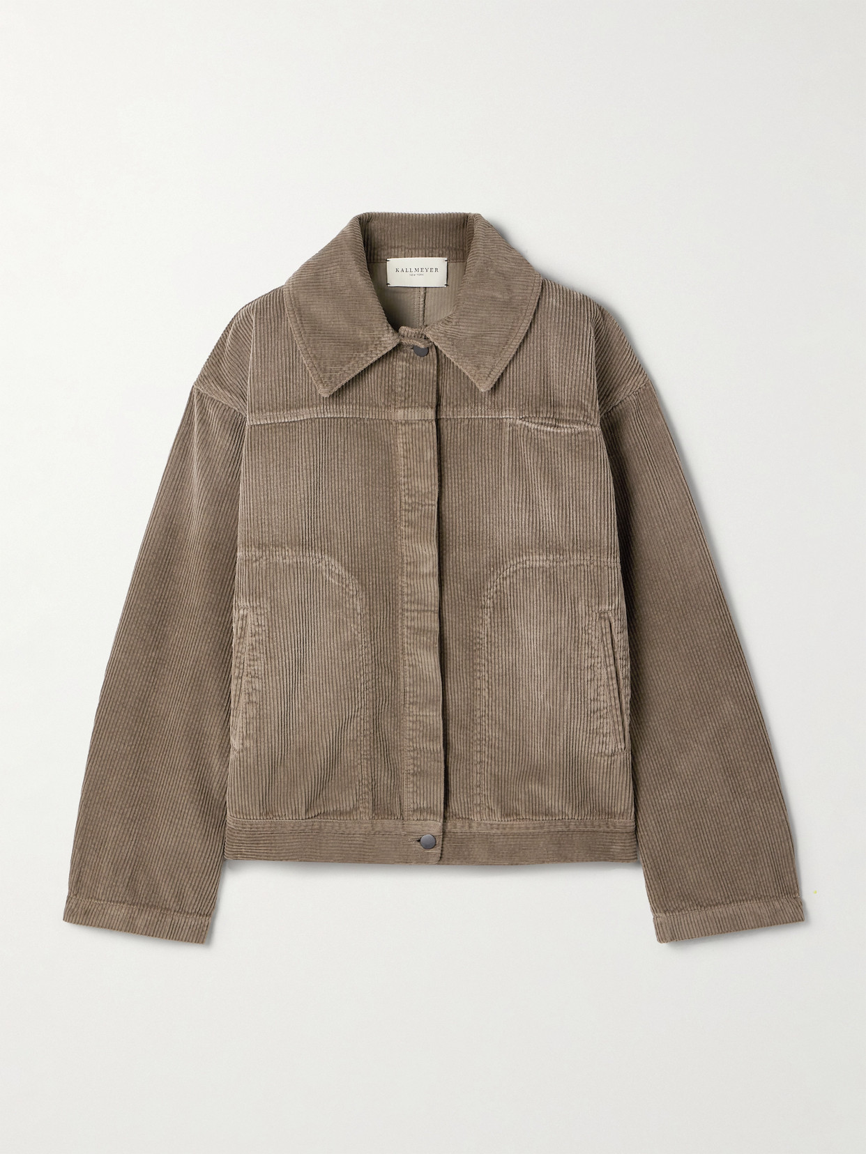 Kallmeyer Elliott Cotton-corduroy Jacket In Brown