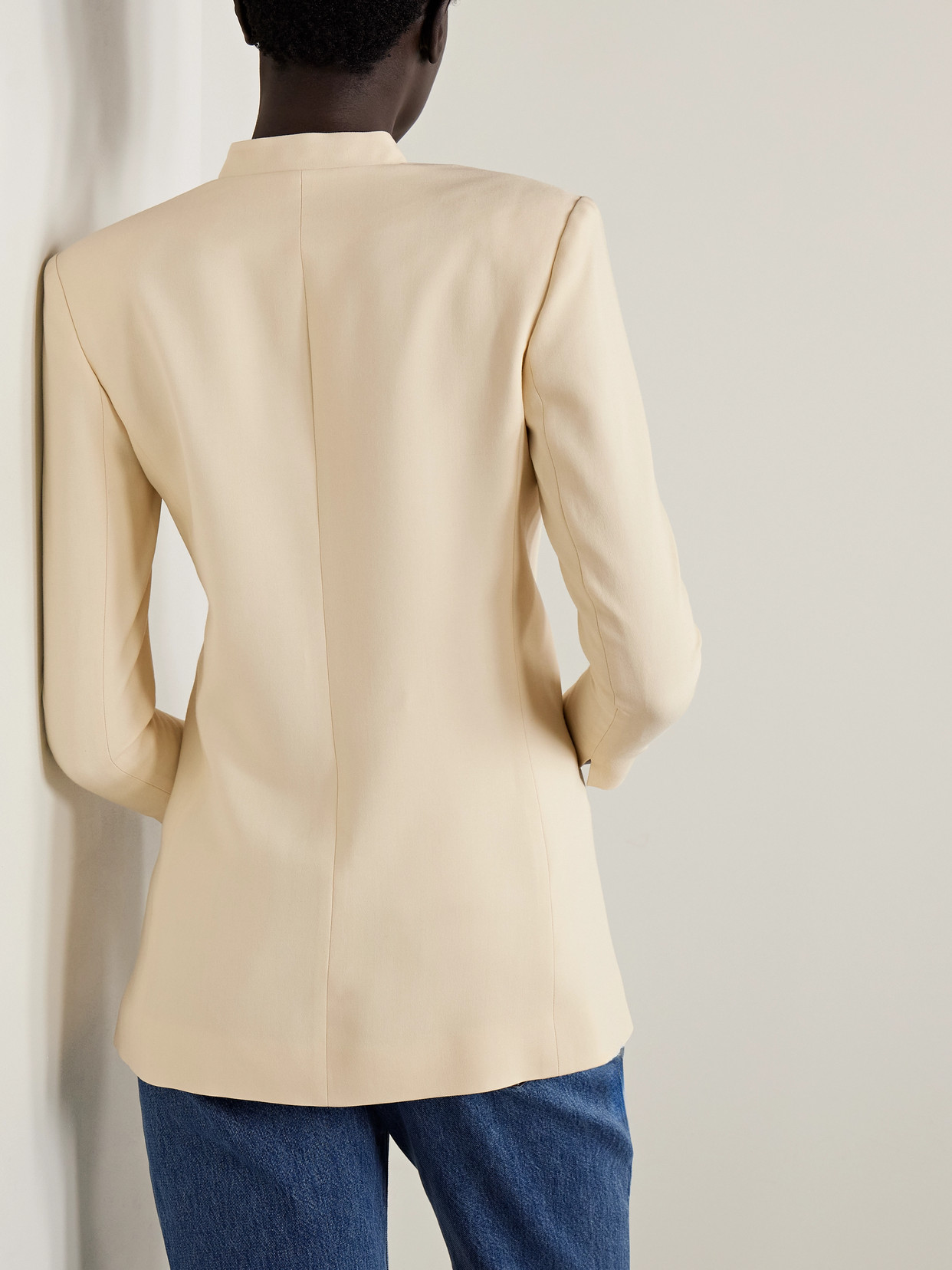 Kallmeyer Ona Twill Blazer In White