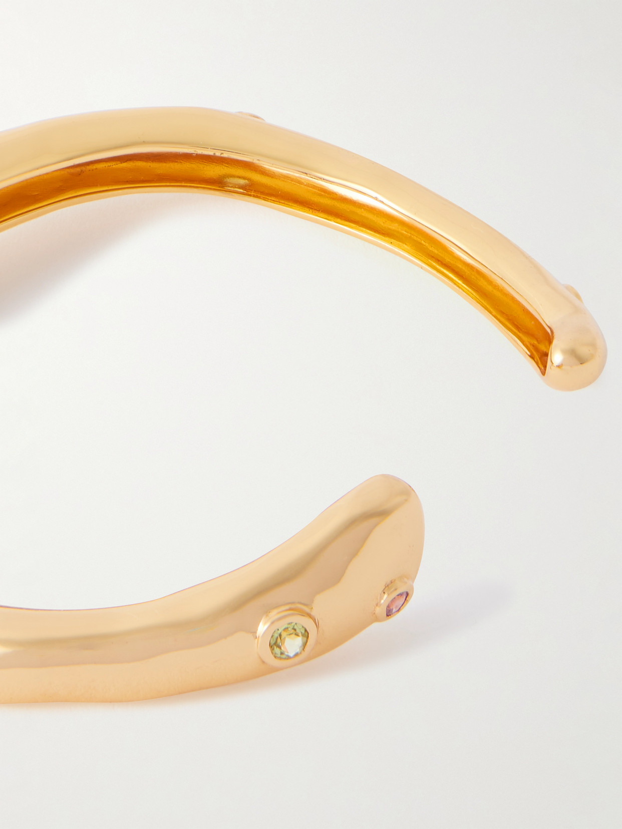 Pacharee + Phillip Lim Jahn Gold-plated Multi-stone Cuff In Gold