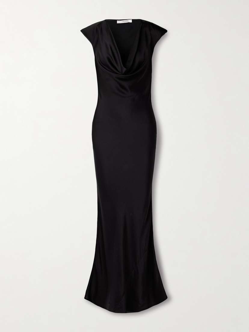 The Row — Tefra draped satin gown