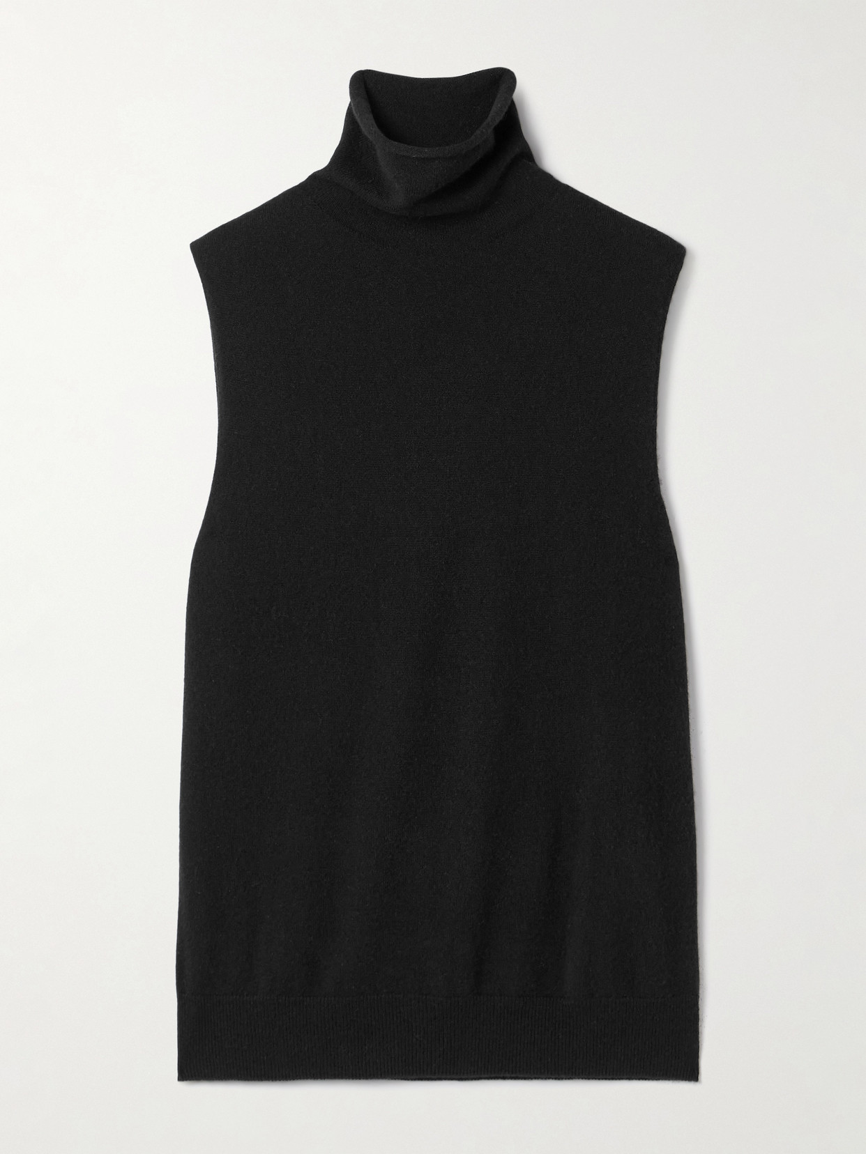 The Row Meritas Cashmere Turtleneck Sweater In Black