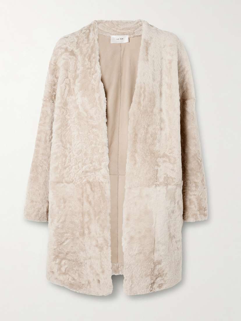 The Row Alarise Shearling Coat