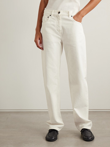 The Row Burty low-rise straight-leg jeans