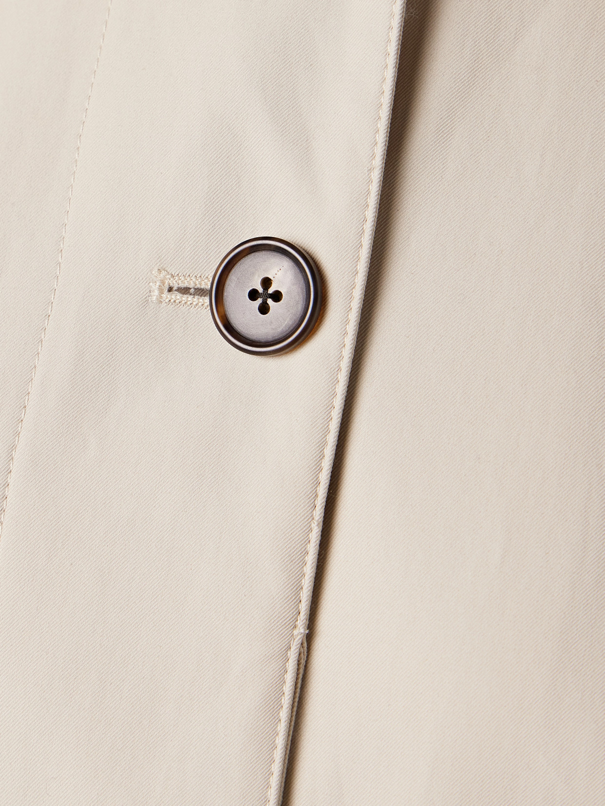 The Row Lolana Shell Trench Coat In Neutral