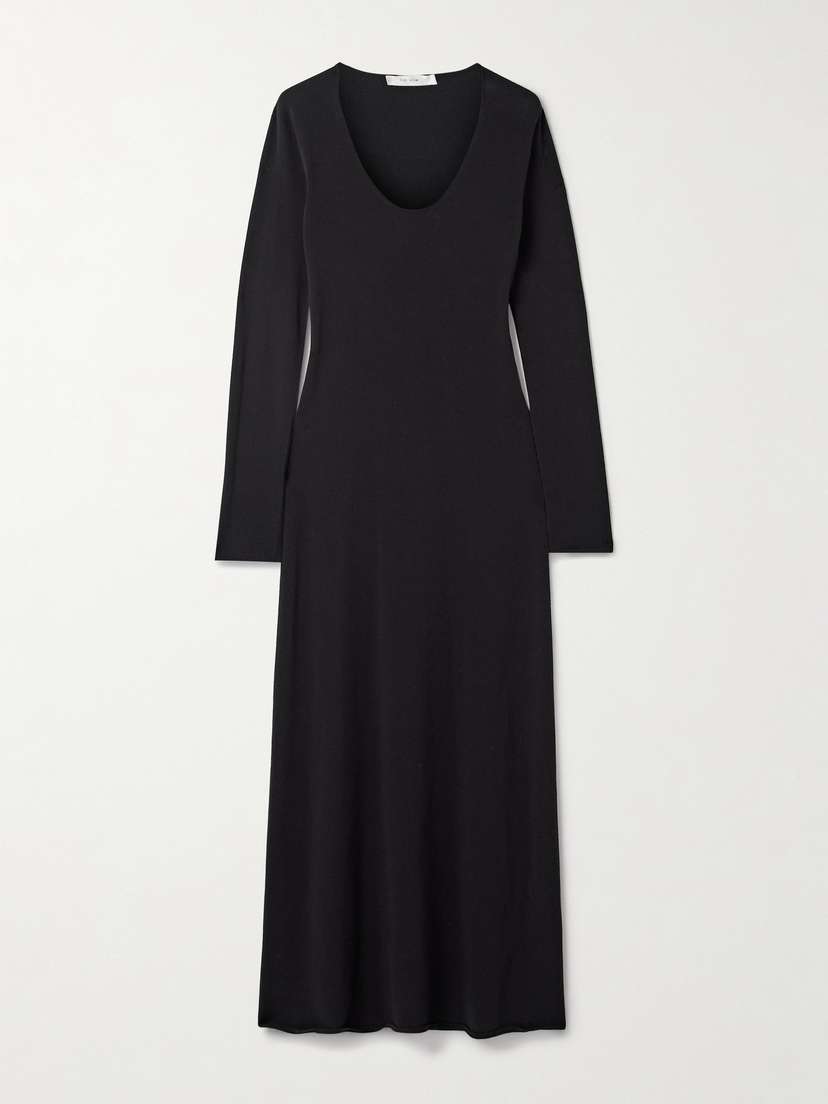 The Row Mavy Knitted Midi Dress