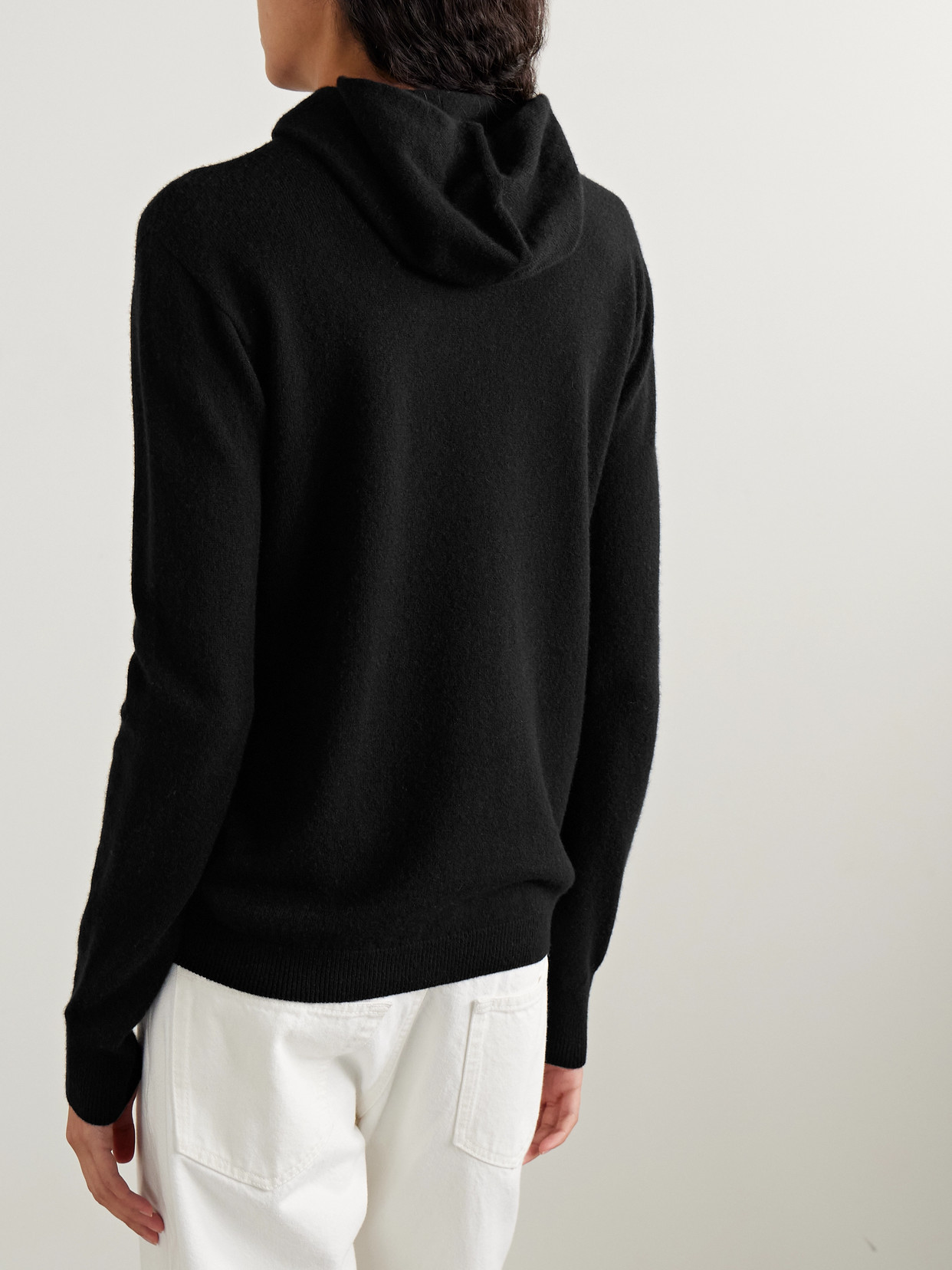 The Row Stepny Wool And Cashmere Turtleneck Sweater In Black