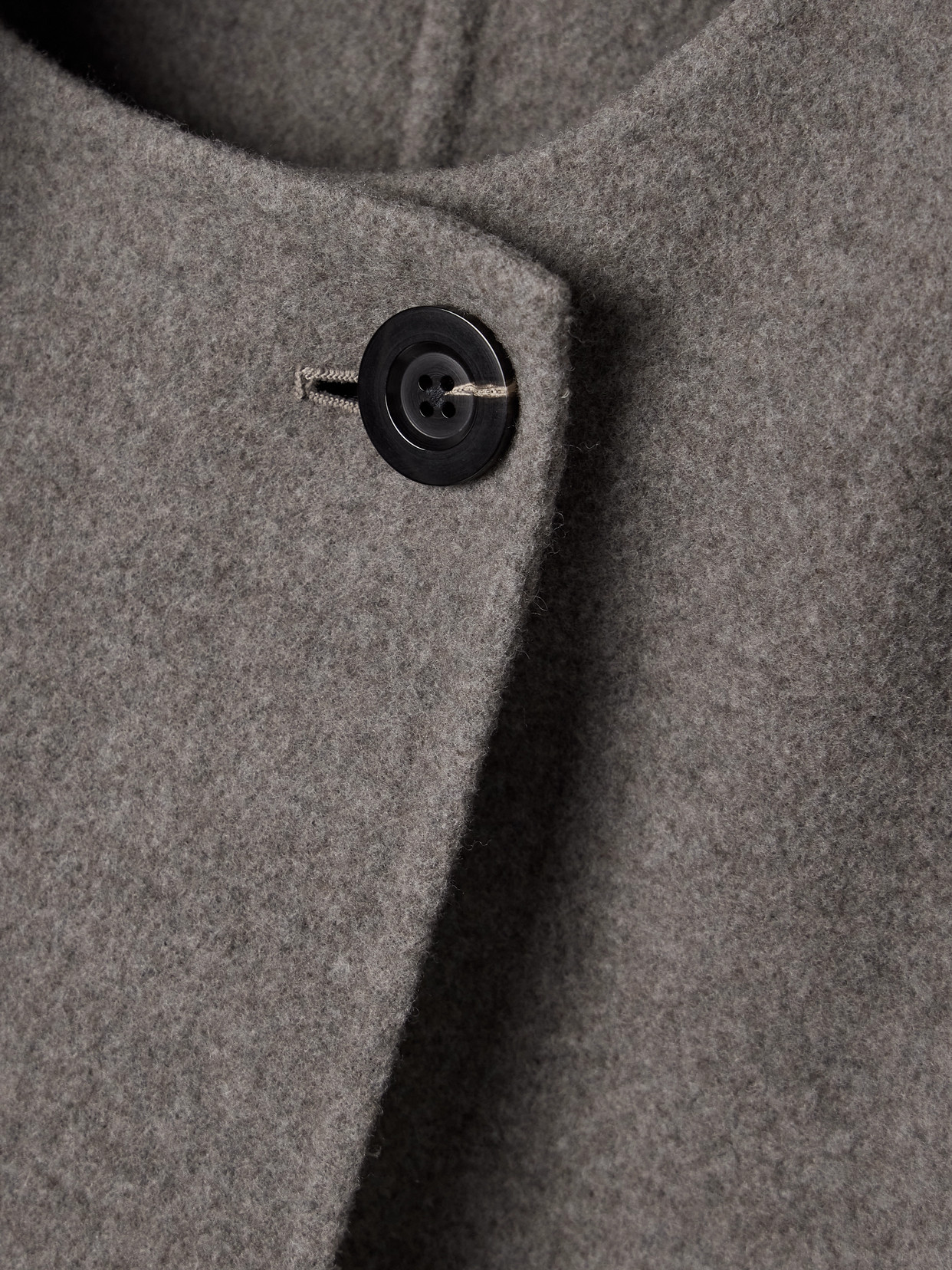 The Row Justino Scarf-detailed Cape-effect Wool Coat In Multi