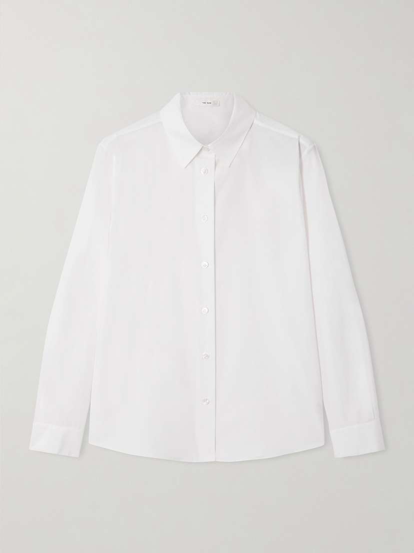 The Row Sadie Cotton-poplin Shirt