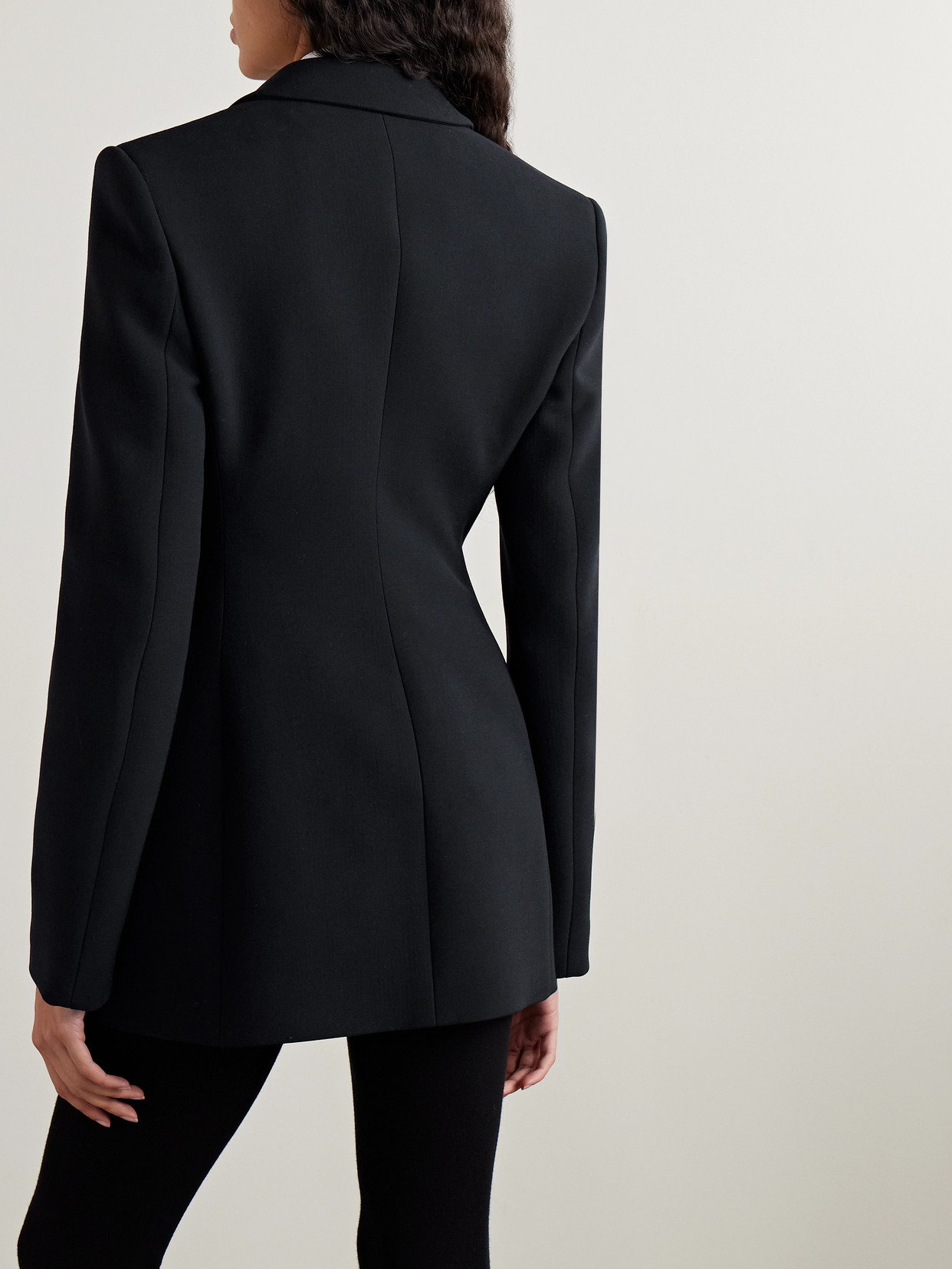 The Row Fontana Wool Blazer In Blue