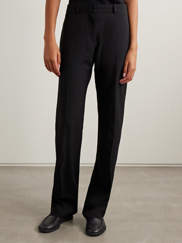 The Row Hiram wool-twill straight-leg pants