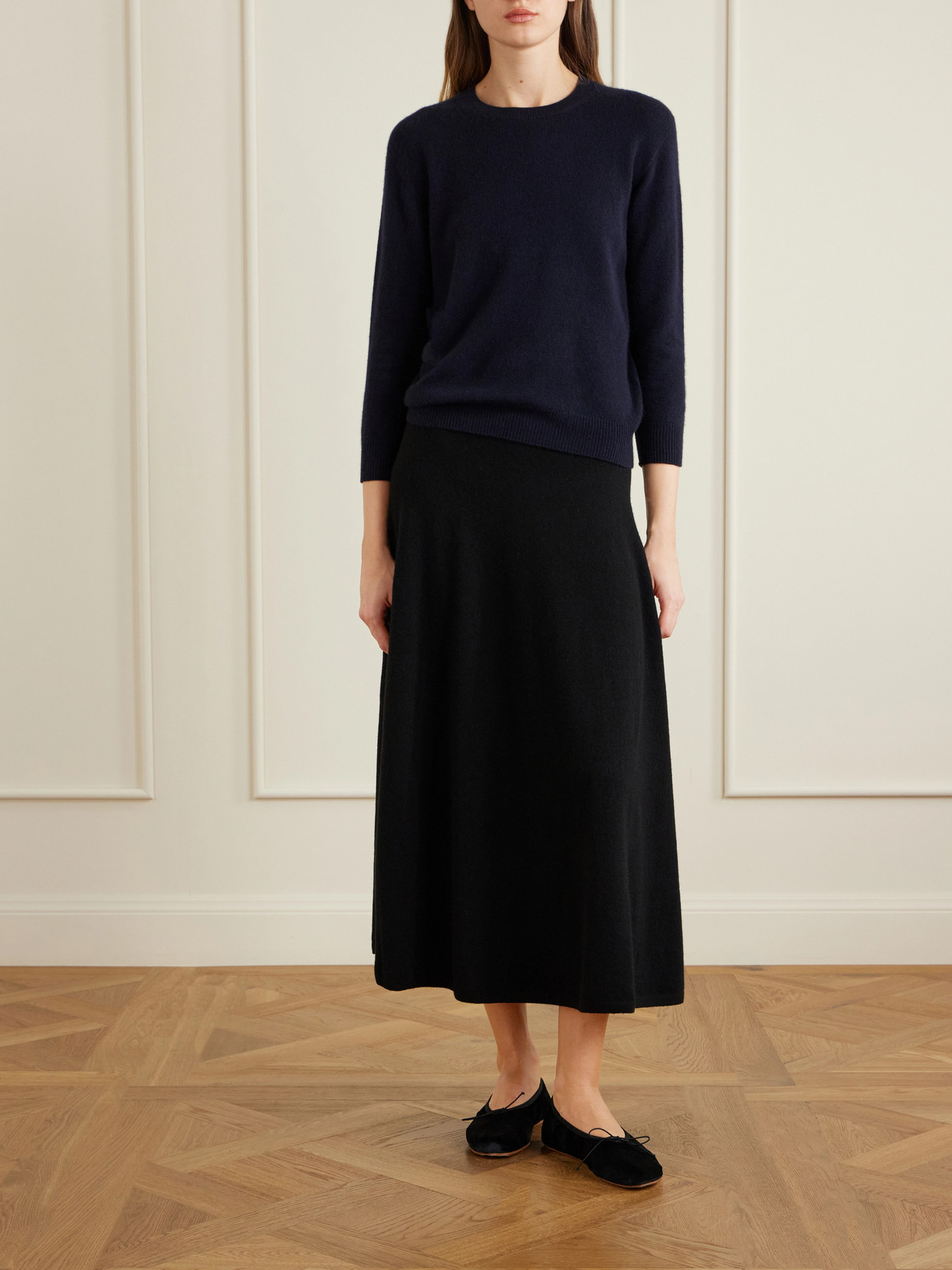 Masini Cashmere-Blend Midi