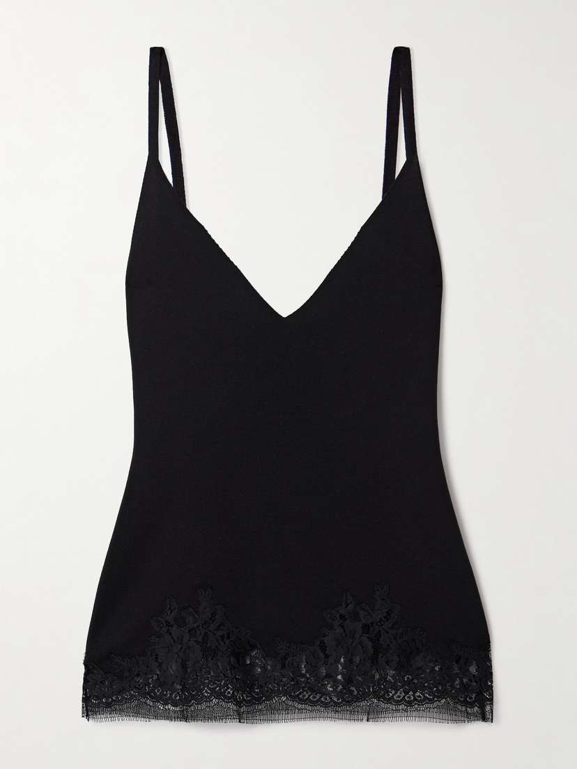 The Row Makka Lace-trimmed Silk Camisole