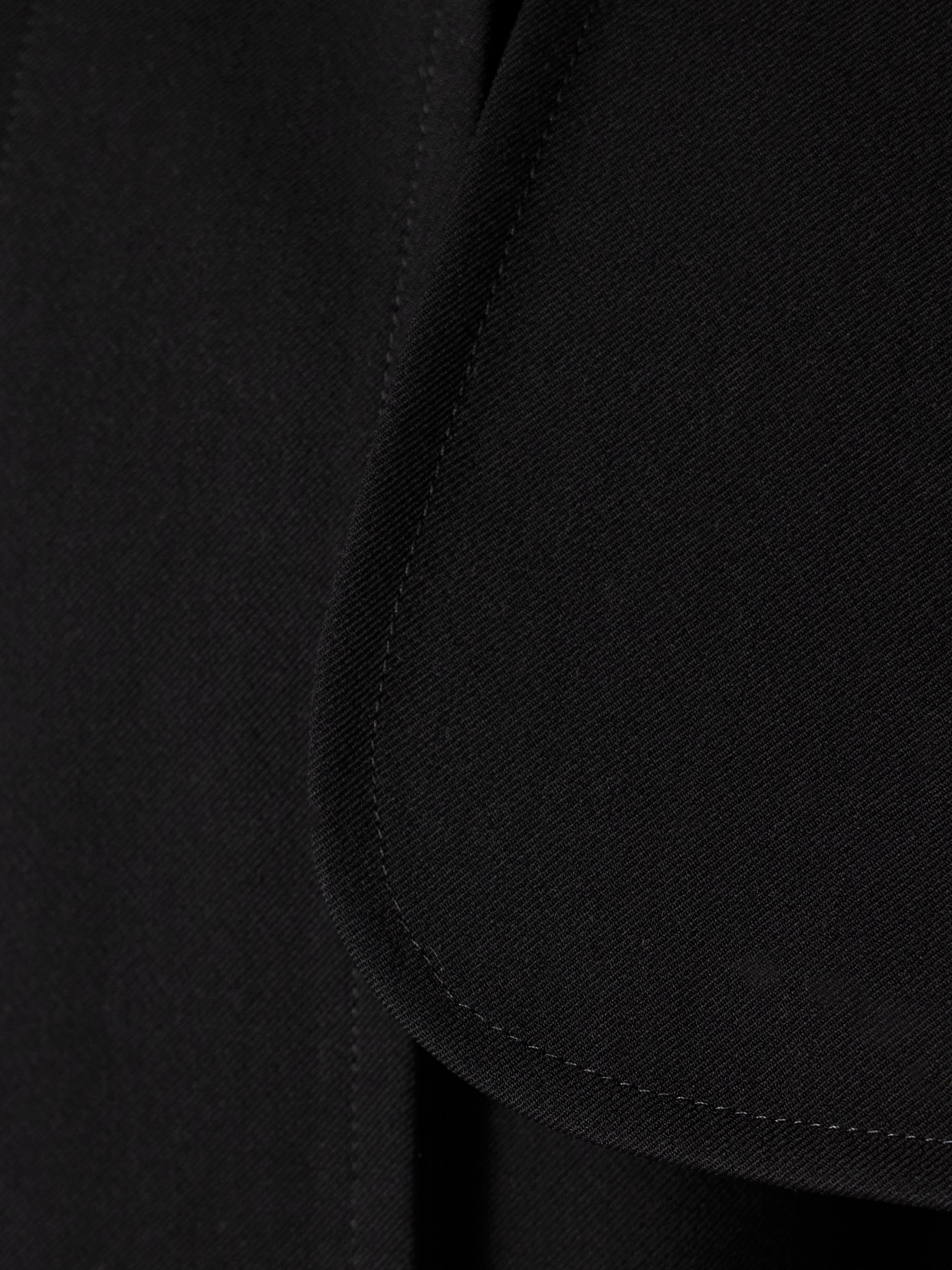 The Row Usuaia Belted Wool-twill Jacket In Black