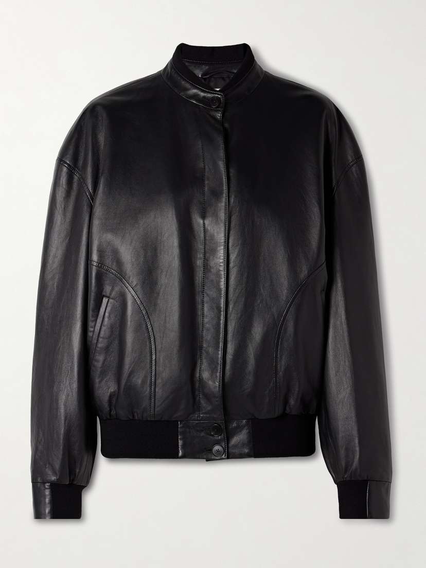 The Row Elenora Leather Jacket