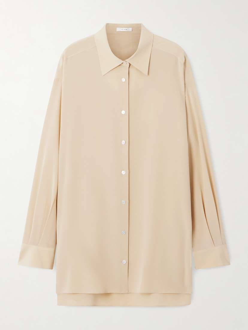 The Row Luka Oversized Cotton-poplin Shirt
