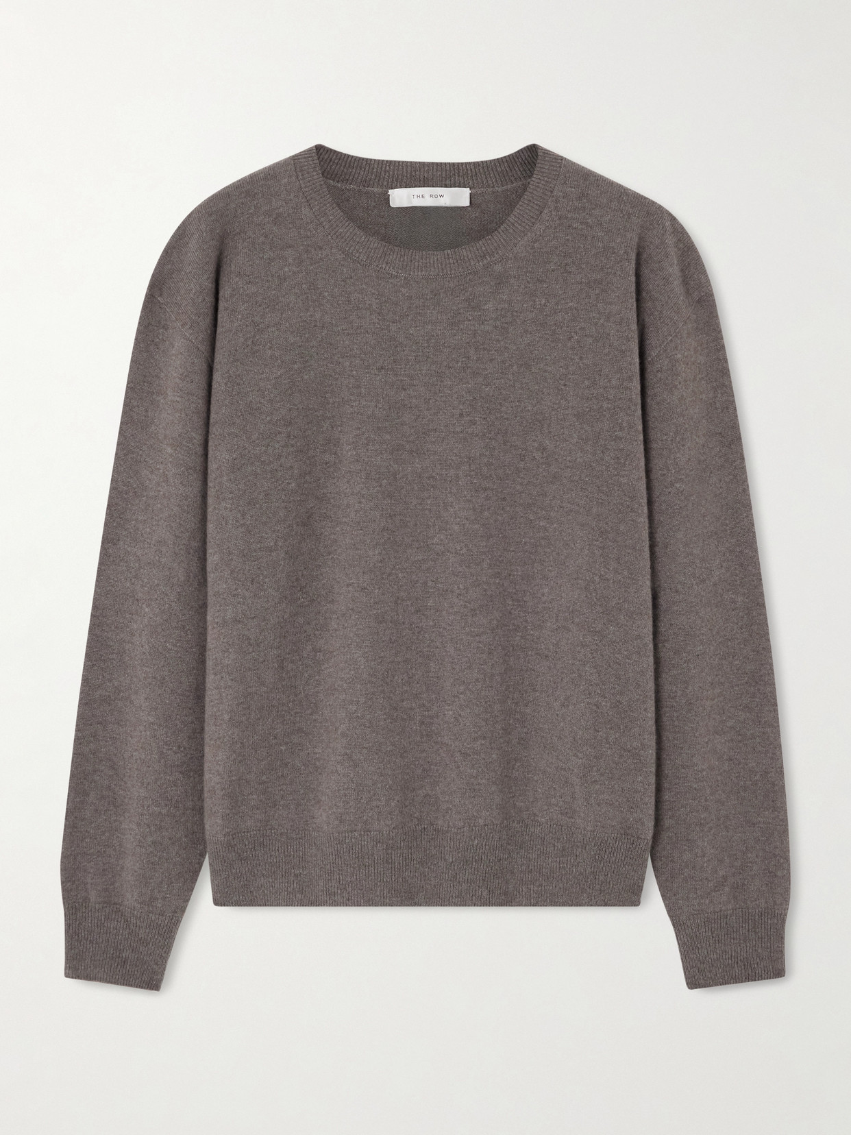 The Row Misael Cashmere Sweater In Brown