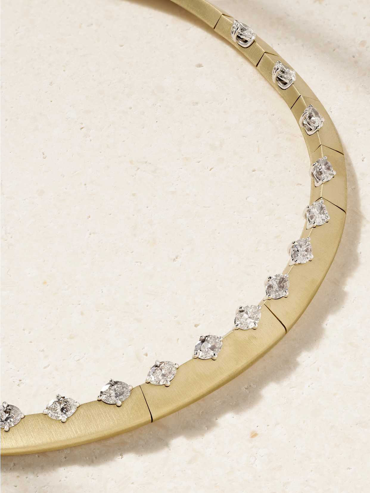 Nikos Koulis Me 18-karat Gold Diamond Necklace In Gold