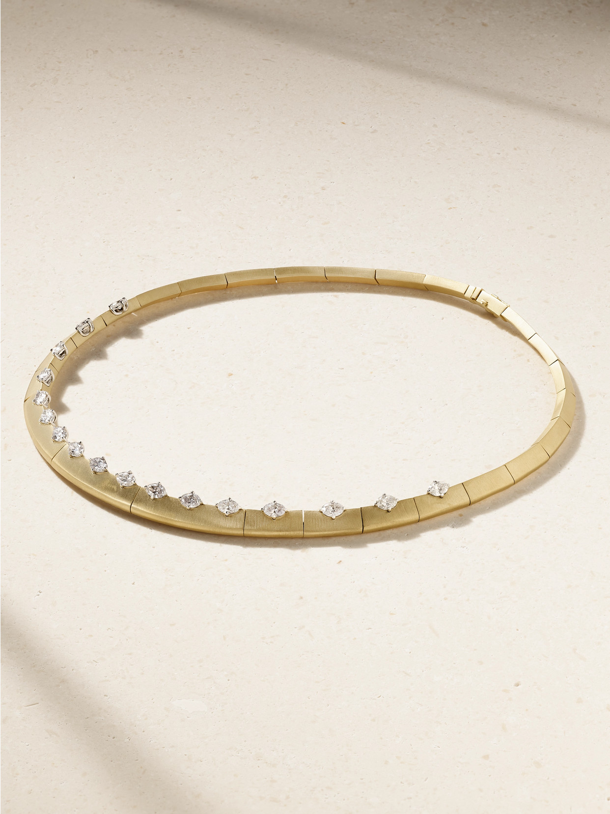 Nikos Koulis Me 18-karat Gold Diamond Necklace