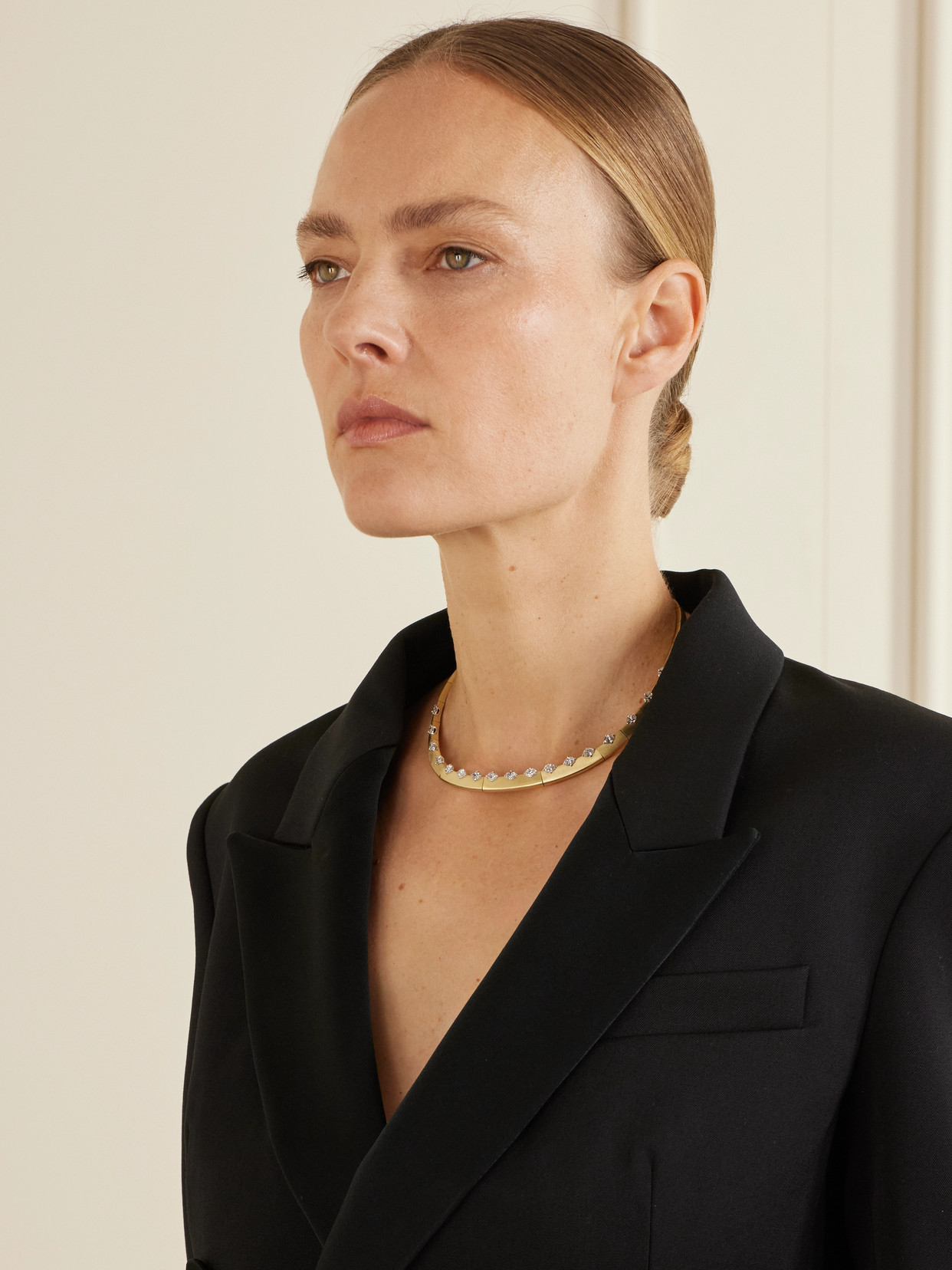 Nikos Koulis Me 18-karat Gold Diamond Necklace In Gold