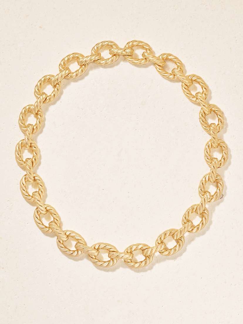 David Yurman Sculpted Cable 18-karat Gold Necklace
