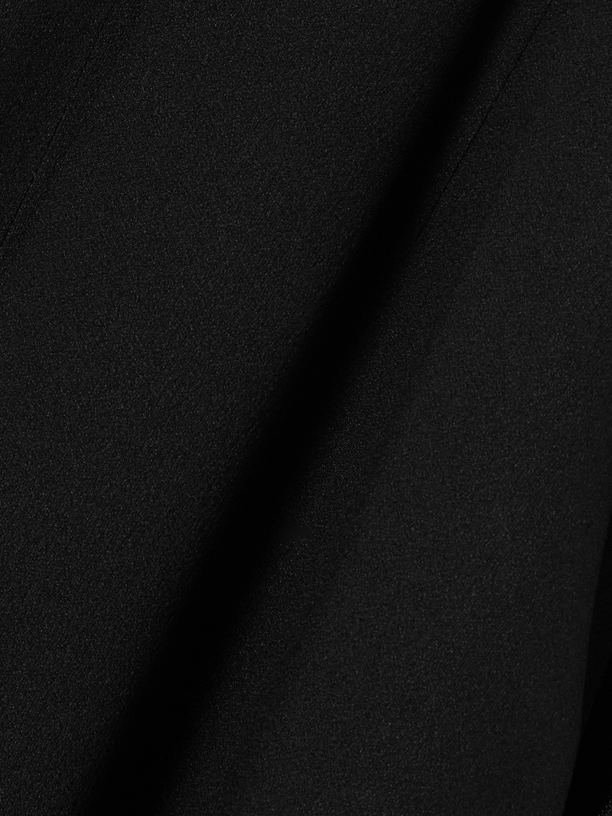 Cortana Ever Stretch-crepe Barrel-leg Pants In Black
