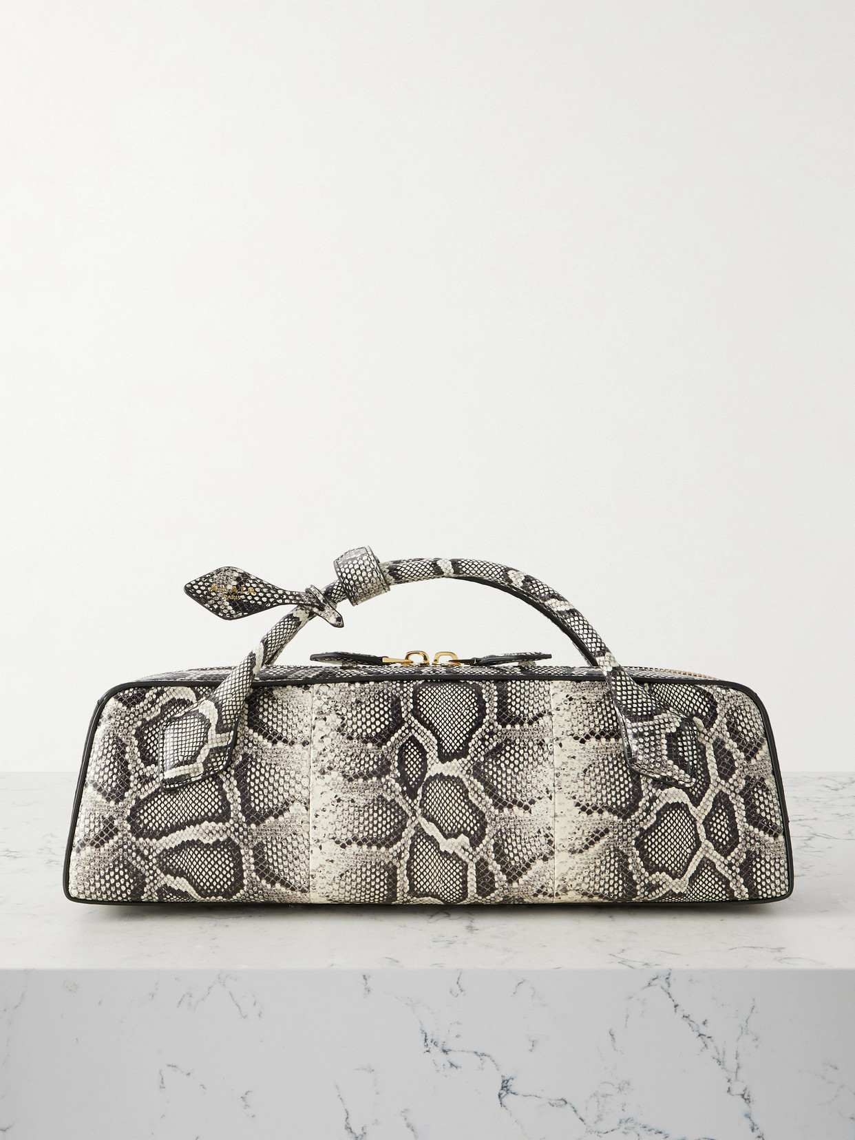 Alaïa Le Teckel Watersnake Clutch In Multi
