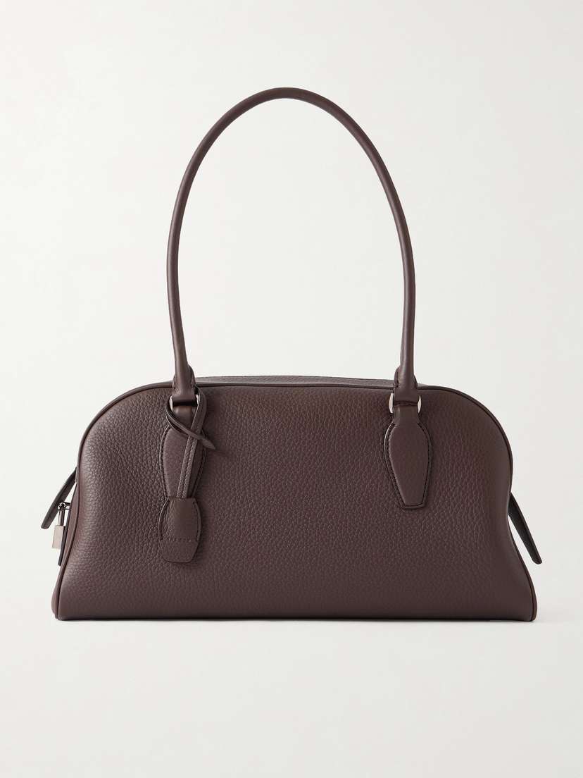 The Row India Textured-leather Tote
