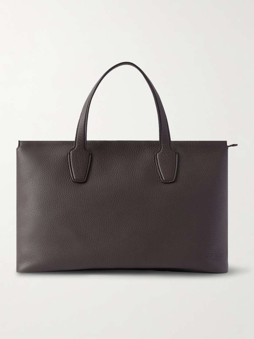 The Row Marcel Textured-leather Tote
