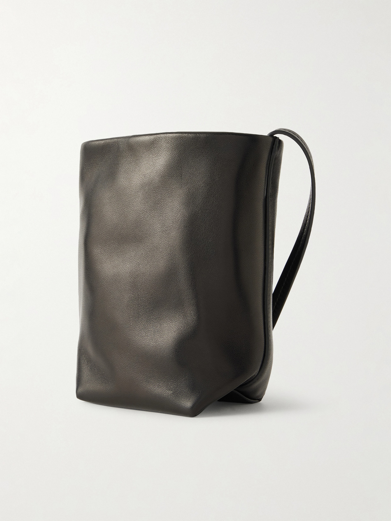 N/S Park Textured-Leather Shoulder Bag