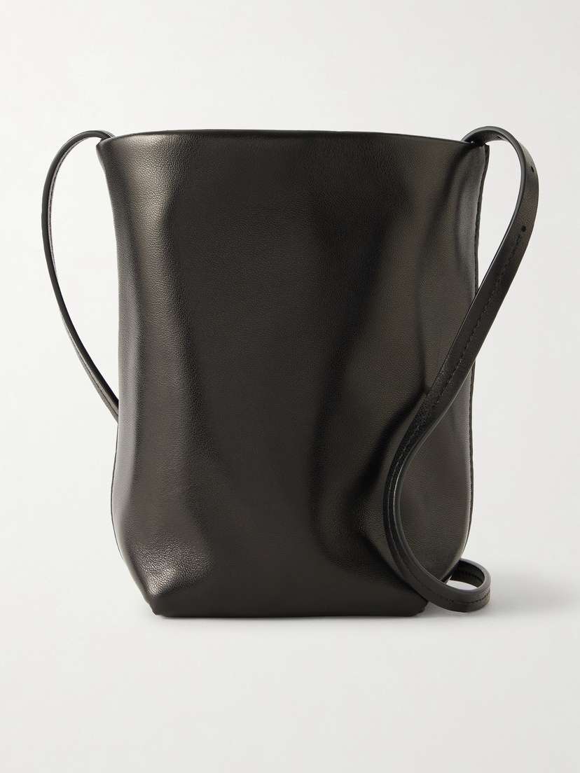 The Row N/s Park Textured-leather Shoulder Bag