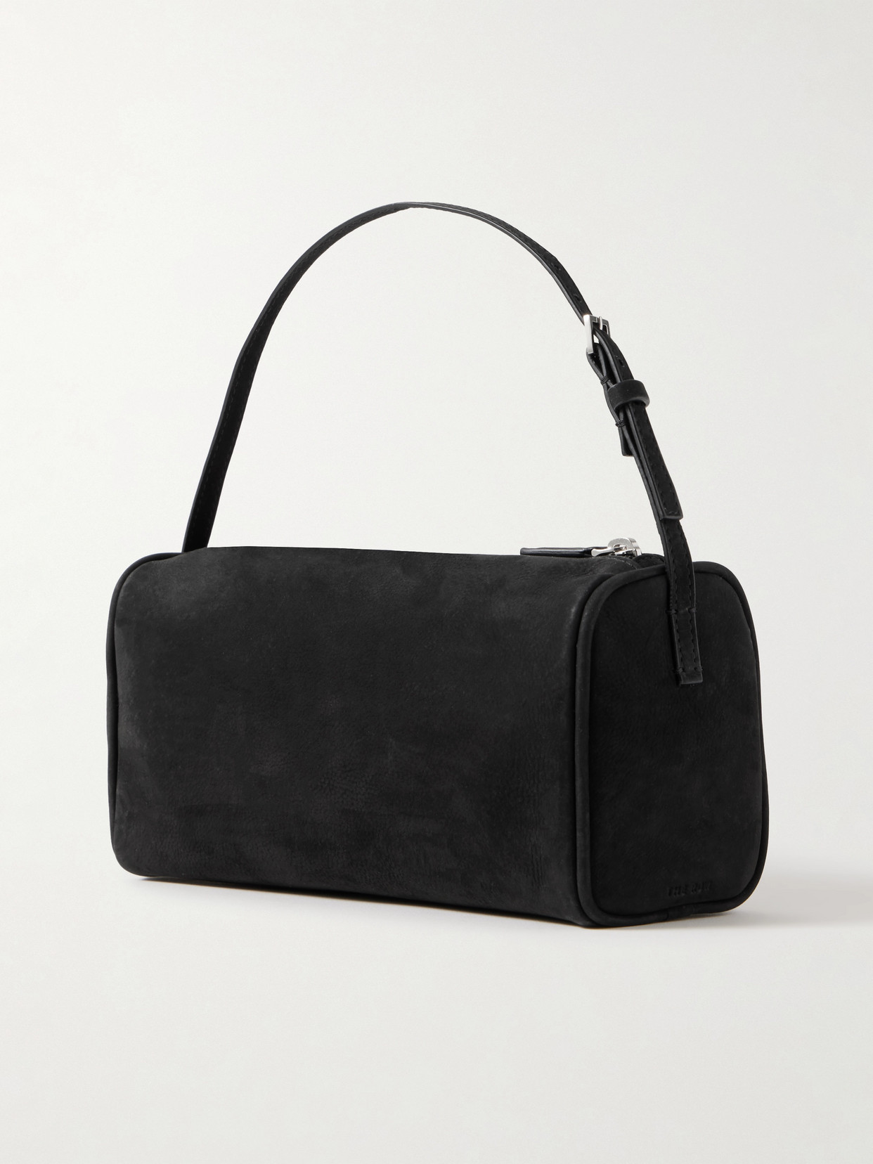 The Row 90's Nubuck Tote In Black