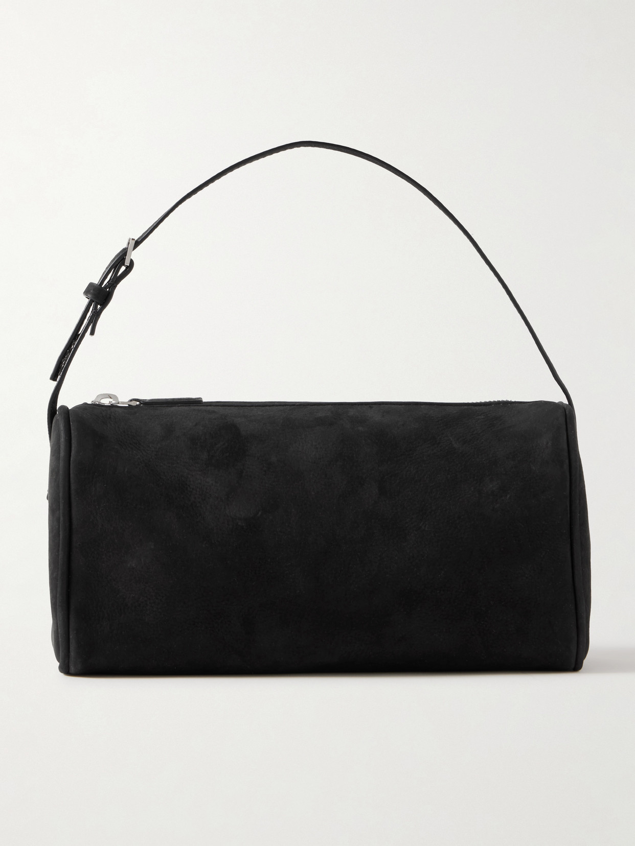 The Row 90's Nubuck Tote In Black
