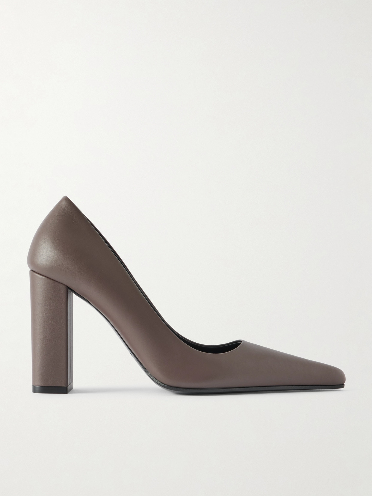 Alaïa Pointy 90 Leather Pumps In Brown