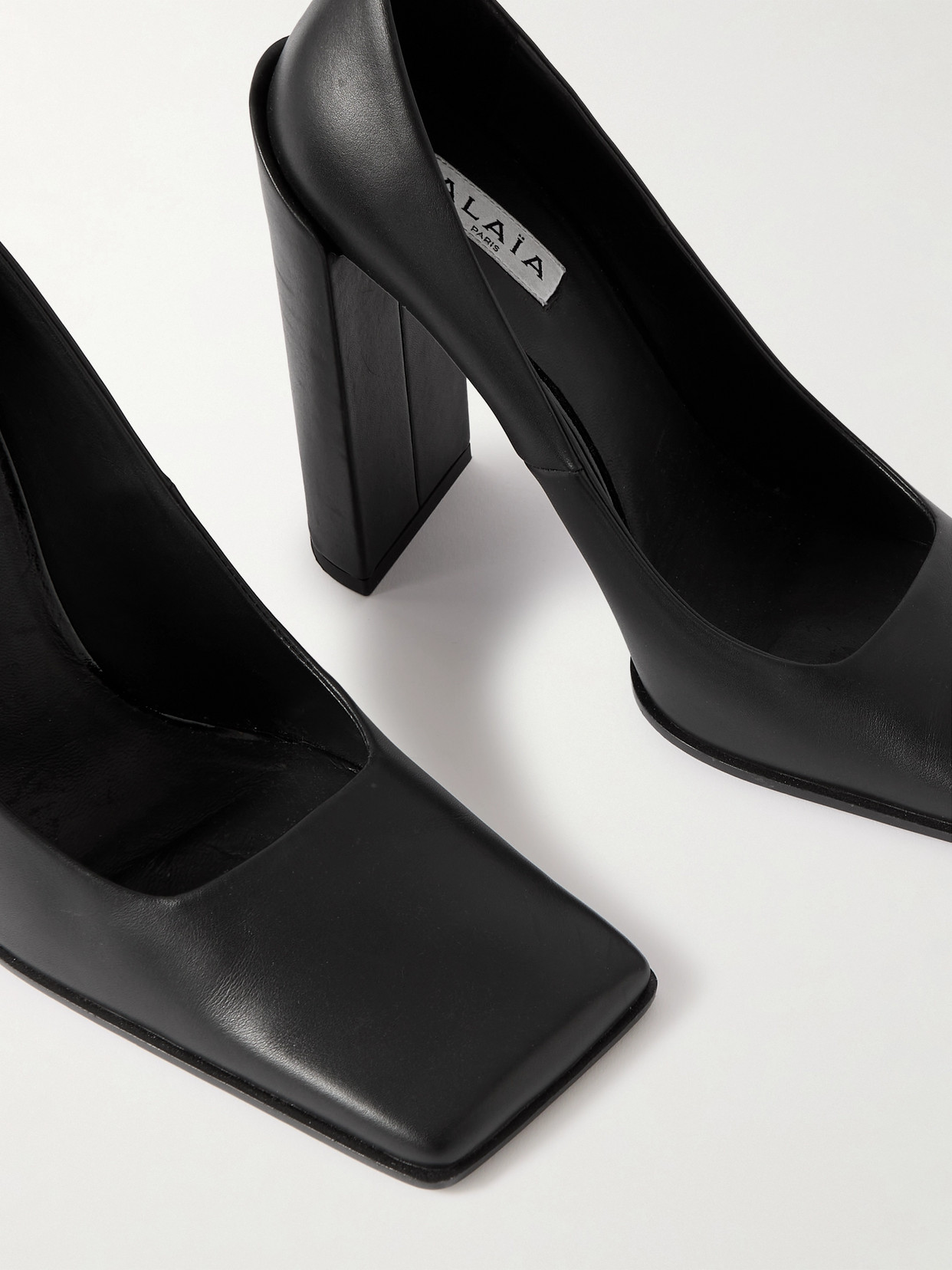 Alaïa Alaia Women Square-toed Pumps In Black