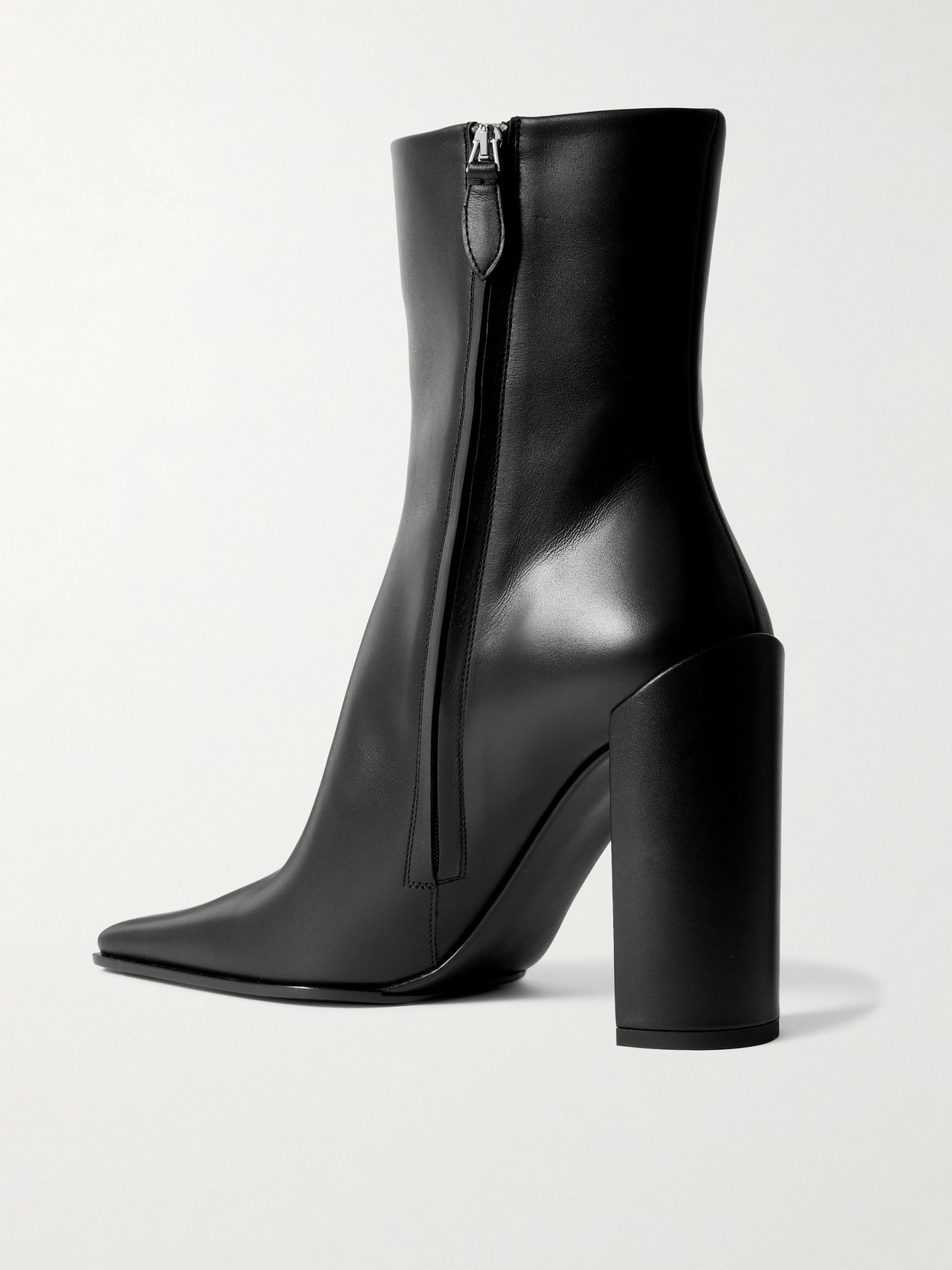 Alaïa Square Toe Bootie In Black