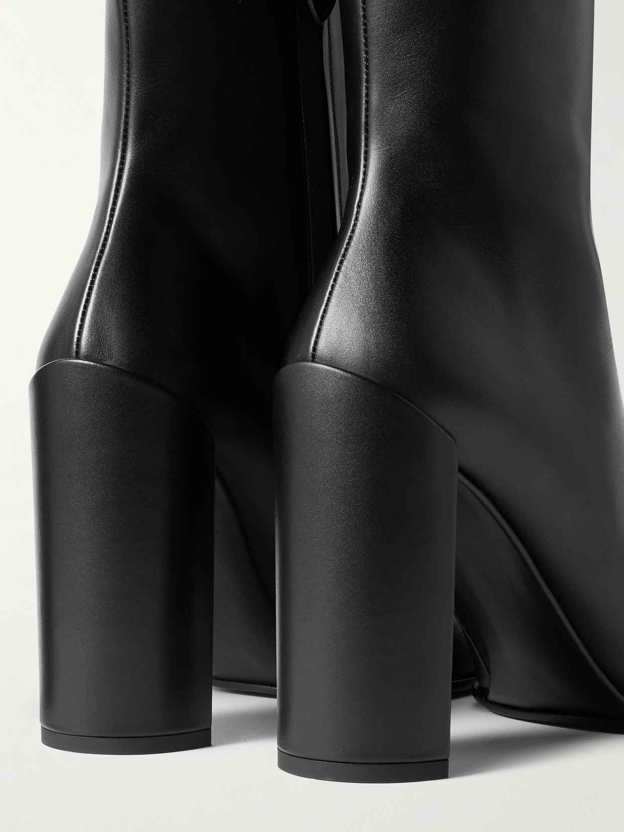 Alaïa Square Toe Bootie In Black