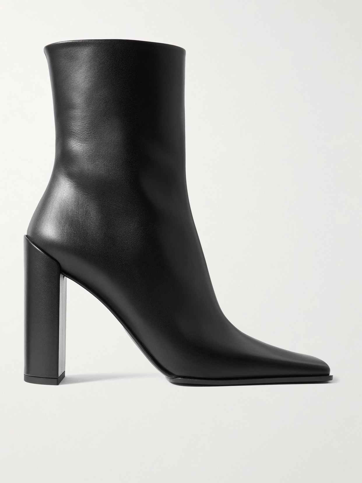 Alaïa Square Toe Bootie In Black