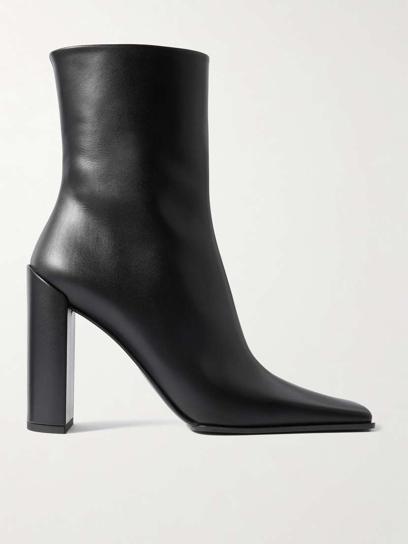 Alaïa Leather Ankle Boots