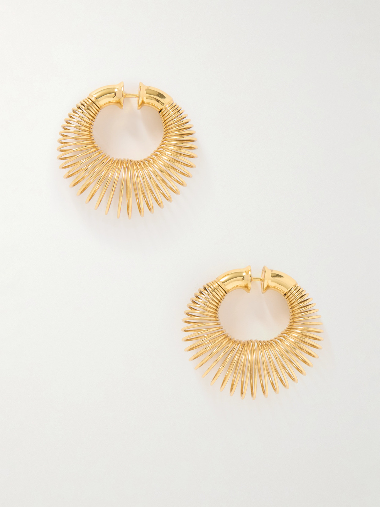 Alaïa Gold-tone Hoop Earrings
