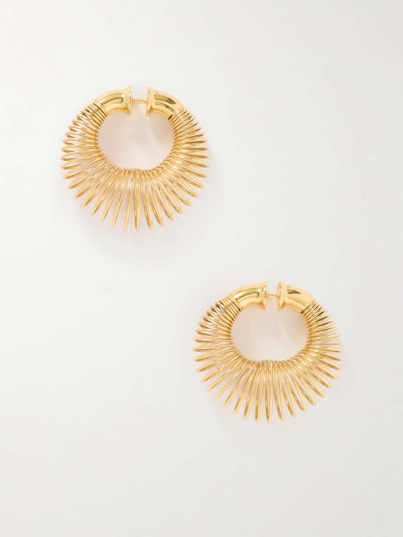 Alaïa tone Hoop Earrings