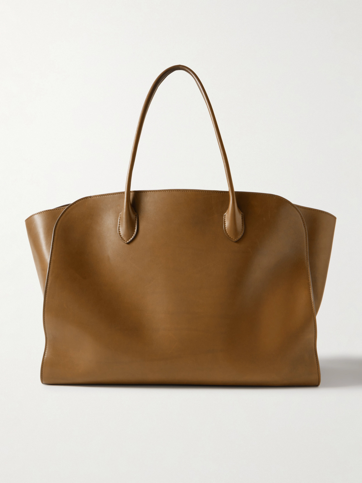 The Row - Marlo 14 Leather Tote - Brown