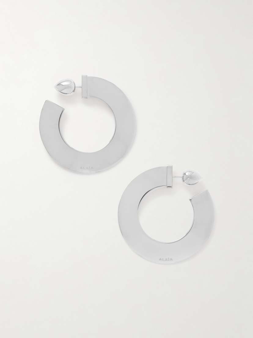 Alaïa tone Hoop Earrings