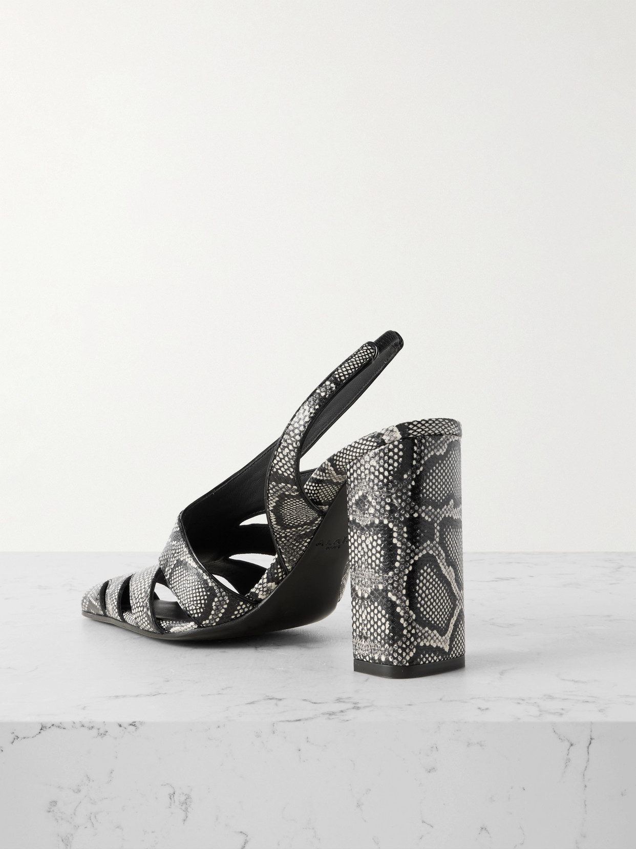 Alaïa - 90 Snakeskin Slingback